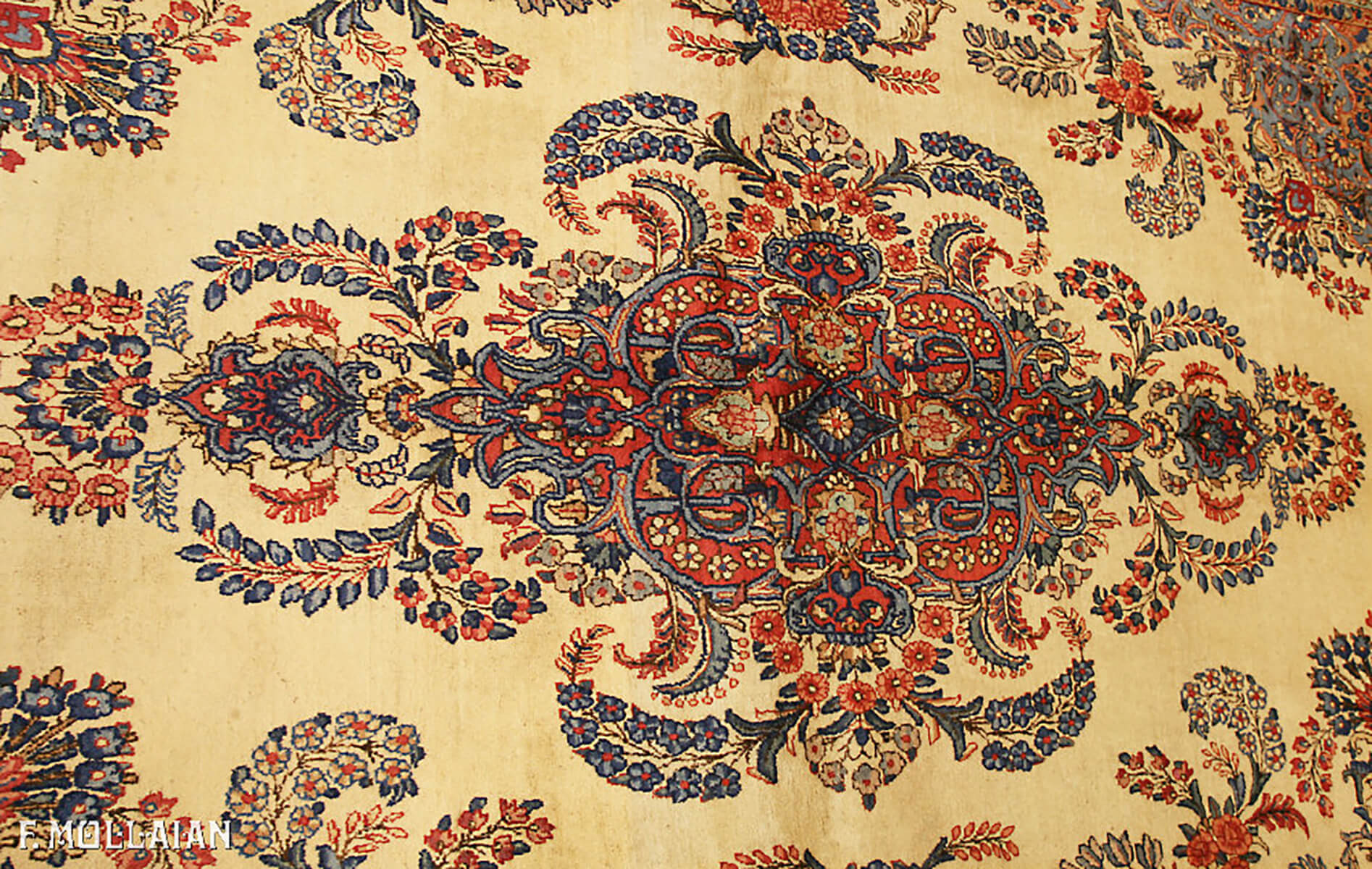 Semi-Antique Persian Kerman Carpet n°:56218764